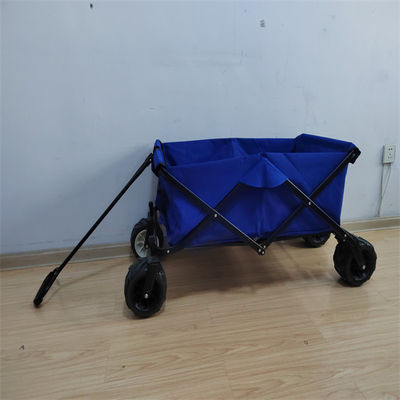 অপসারণযোগ্য বিচ ওয়াগন কার্ট 7x4 '' পু হুইল সহ সমস্ত ভূখণ্ডের ভাঁজযোগ্য ওয়াগন